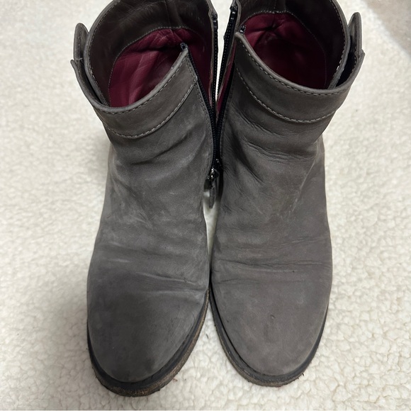 CHANEL CC Turnlock Suede Ankle Boots Size 35/ US 5 - Picture 2 of 6